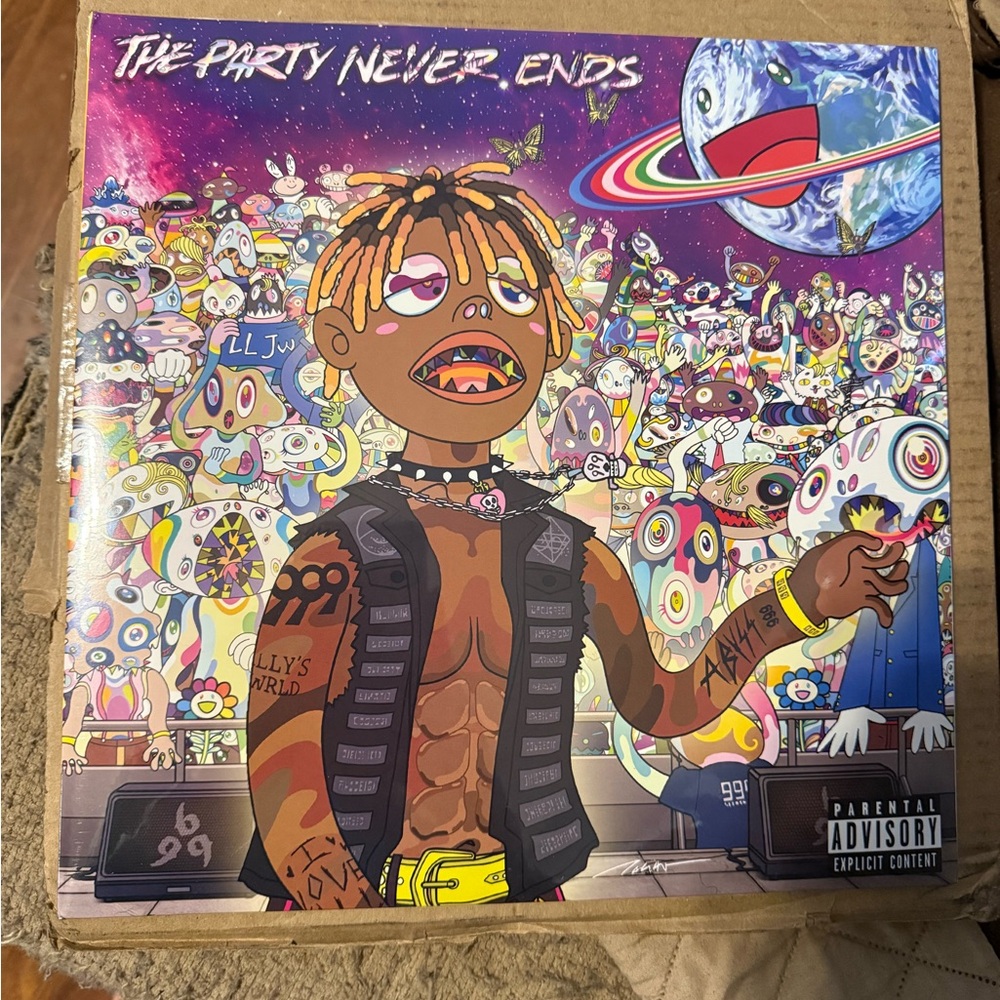 The Party Never Ends Vinyl Album Cover